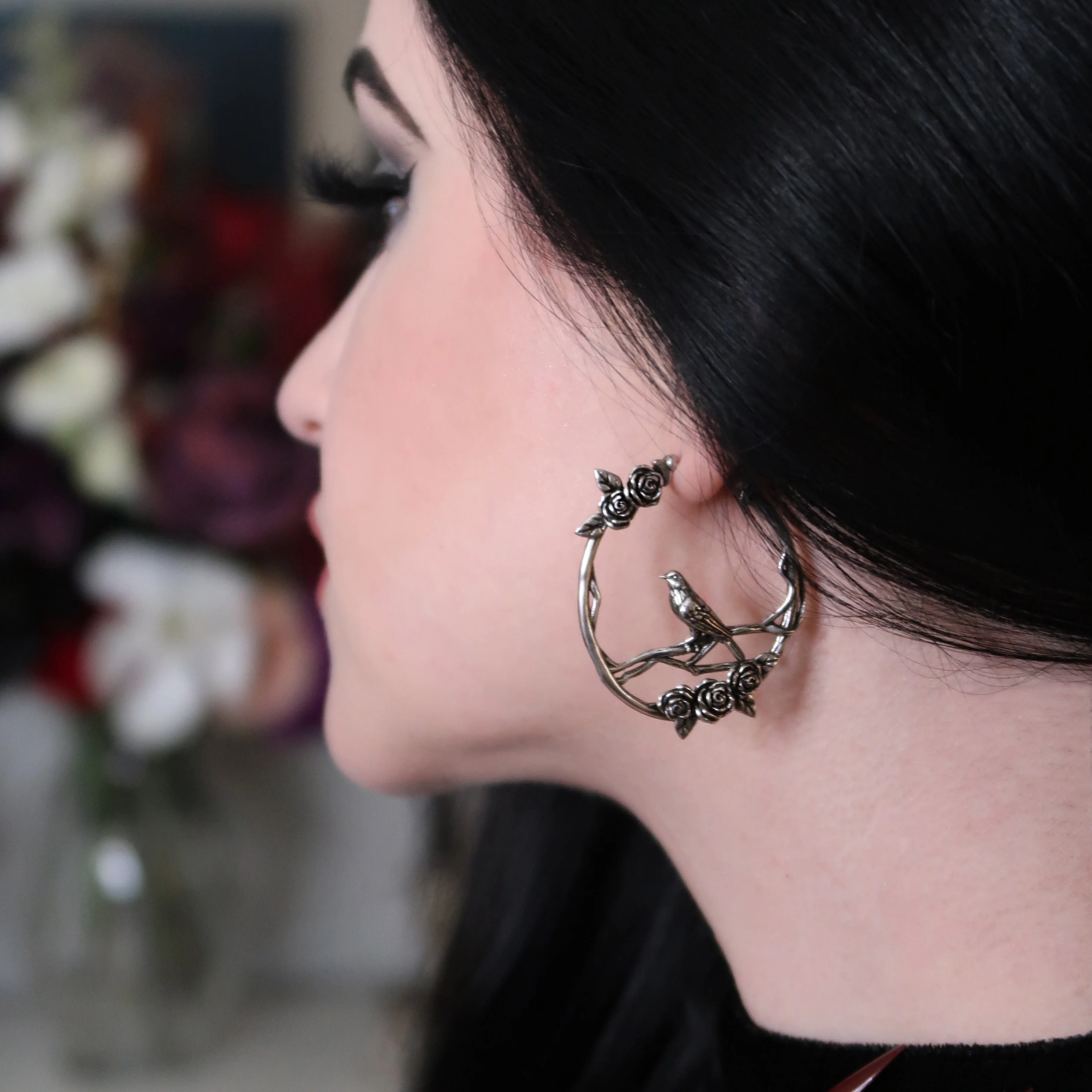 ROSEBIRD HOOP EARRINGS - Image 3