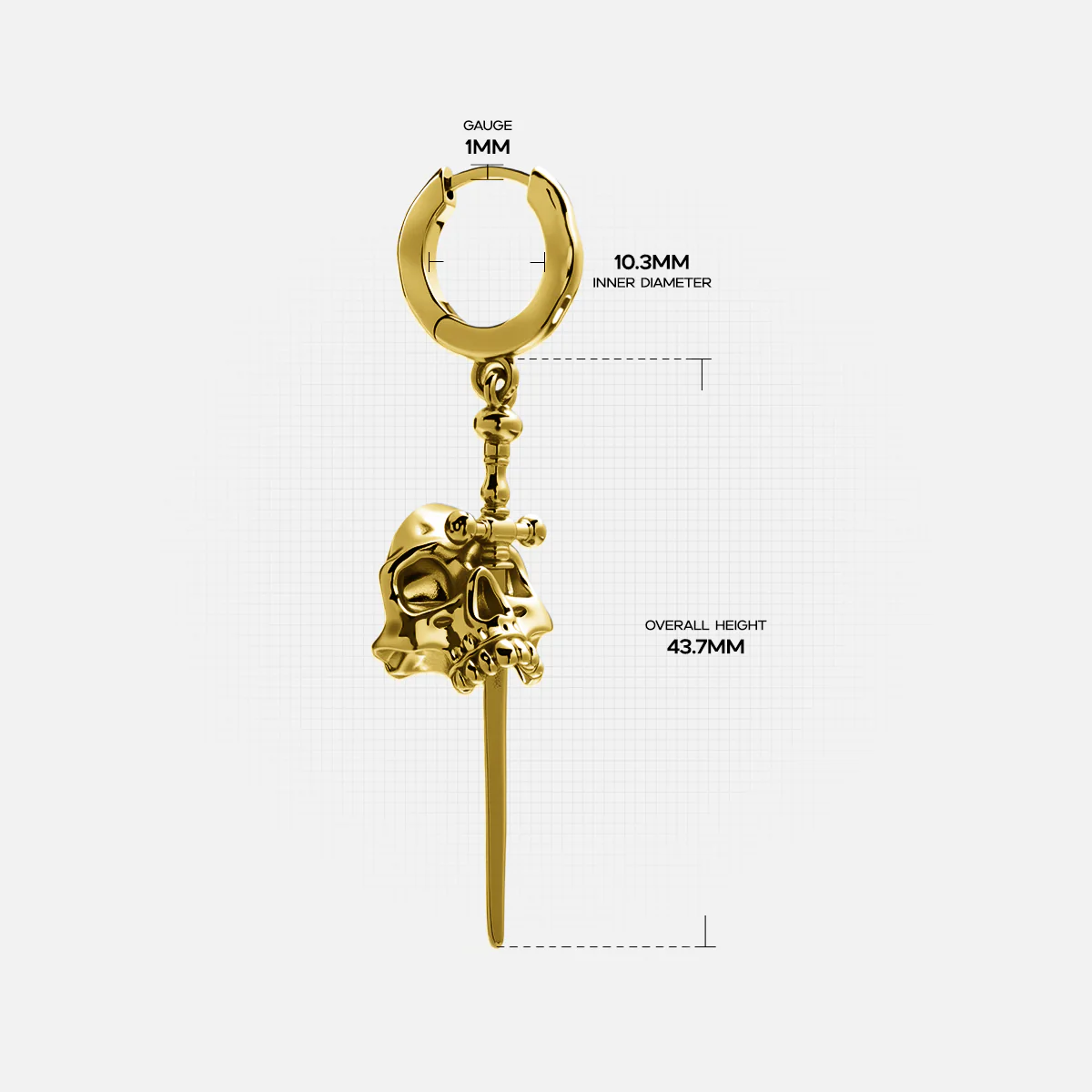 SKULL DAGGER EARRINGS - Image 18