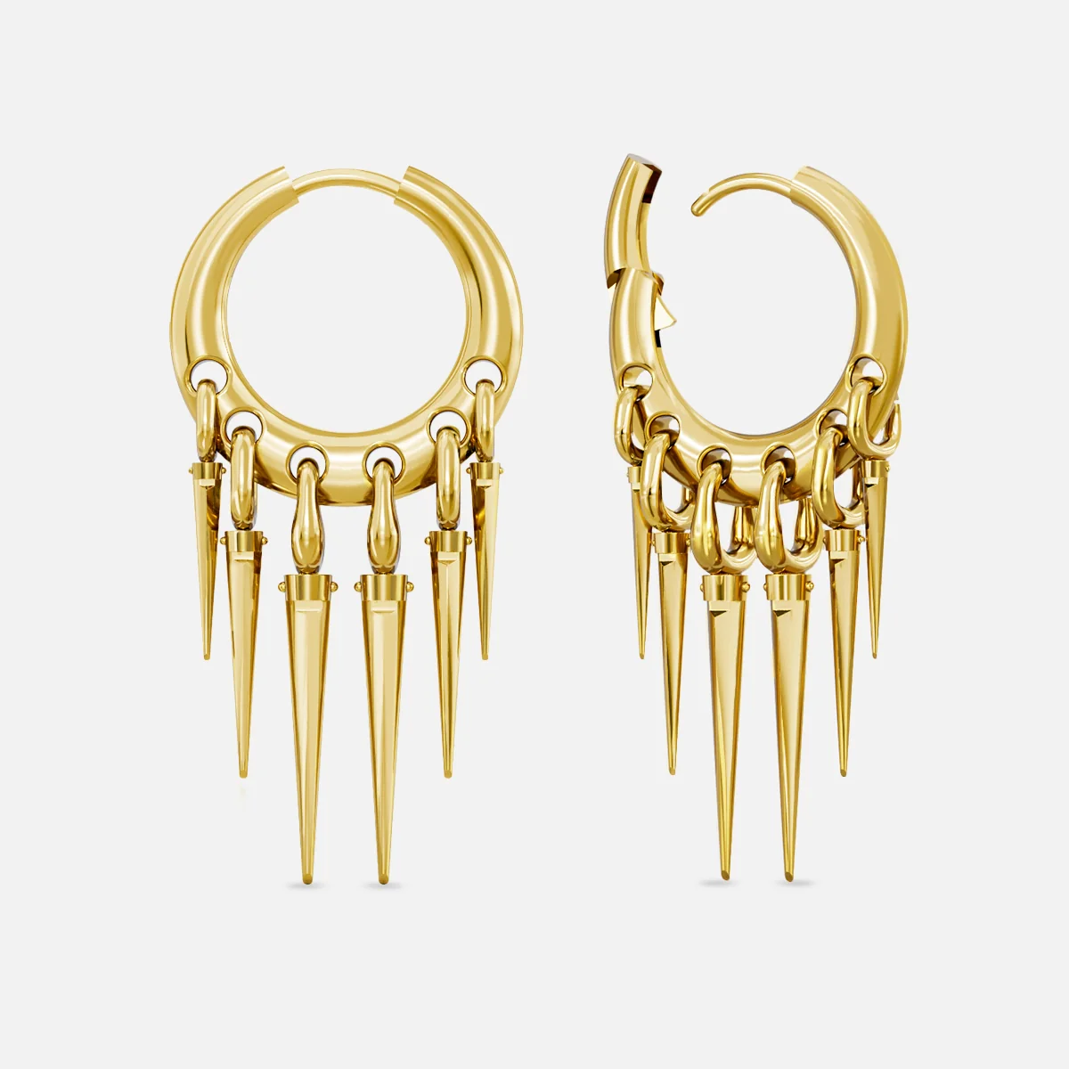TAPERED CHIC EARRINGS - Image 12