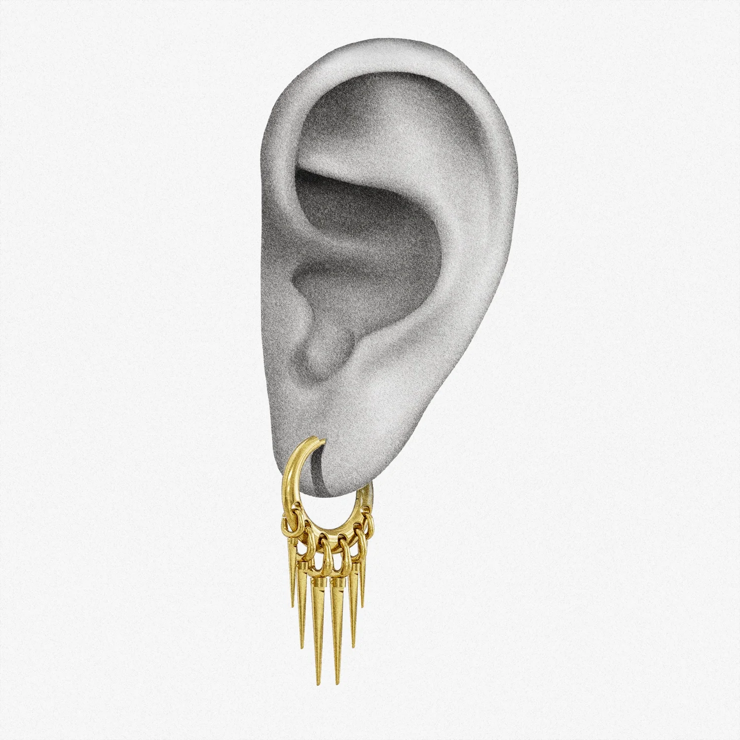 TAPERED CHIC EARRINGS - Image 18