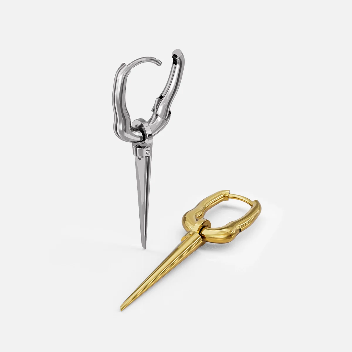 TAPERED EDGE EARRINGS - Image 11